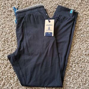 Chubbies The Capes Movementum Joggers Men's Small  Black Drawstring Pockets NWT
